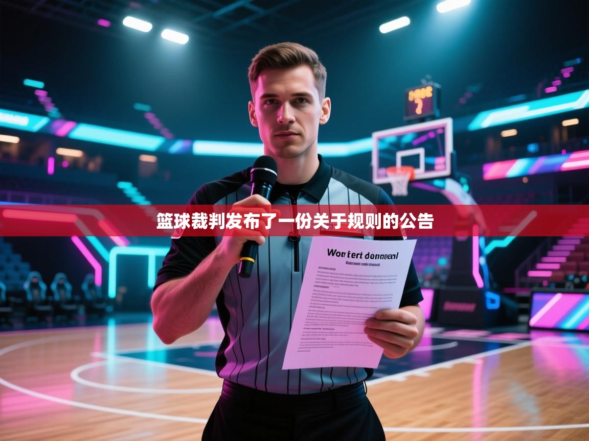 篮球裁判发布了一份关于规则的公告